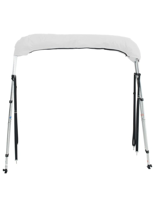 Bimini stříška se 3 oblouky a bočnicemi 183x(137–152)x137 cm