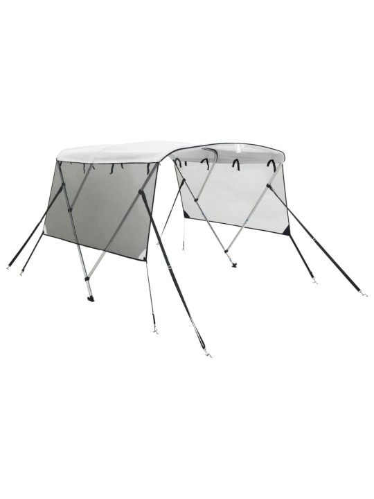 Bimini stříška se 3 oblouky a bočnicemi 183x(154–167)x137 cm