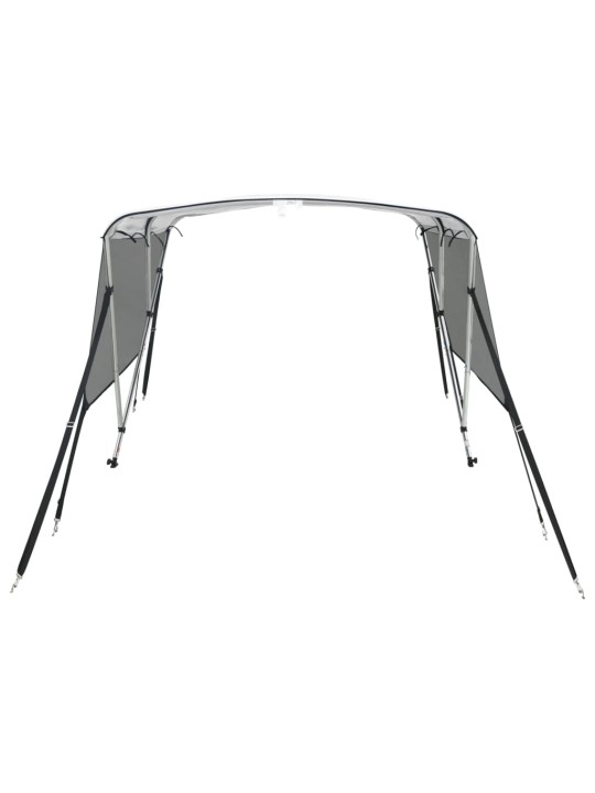Bimini stříška se 3 oblouky a bočnicemi 183x(154–167)x137 cm