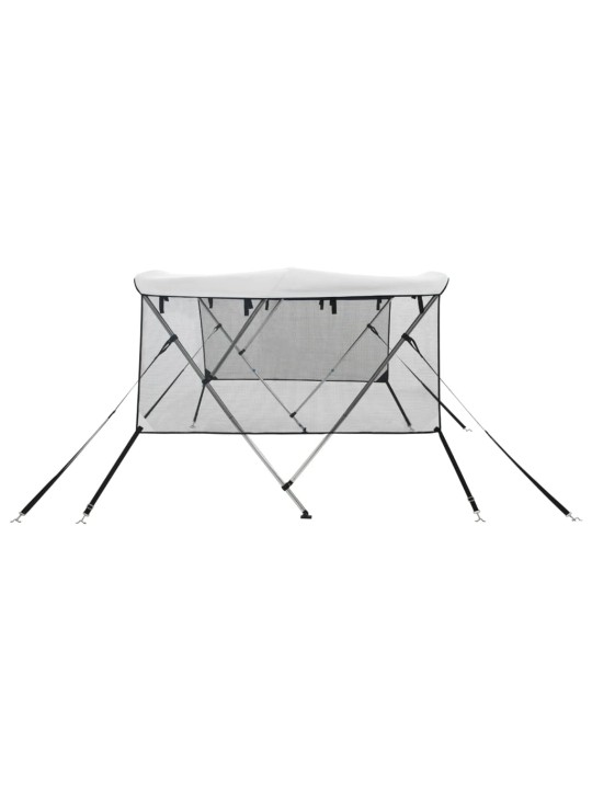 Bimini stříška se 3 oblouky a bočnicemi 183x(154–167)x137 cm