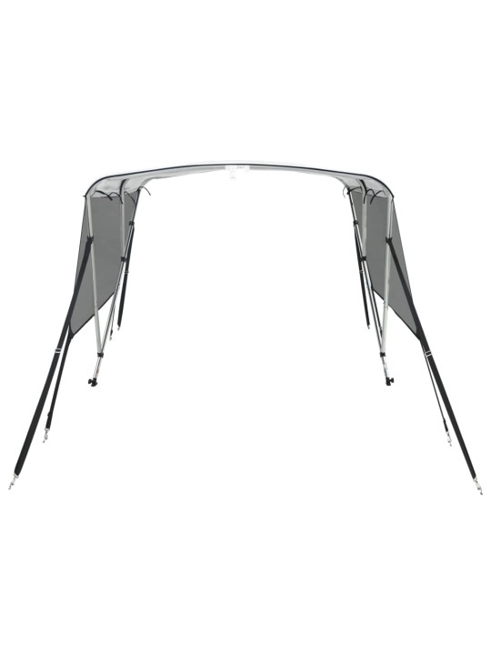 Bimini stříška se 3 oblouky a bočnicemi 183x(170–182)x137 cm