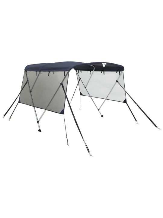 Bimini stříška se 3 oblouky a bočnicemi 183x(137–152)x137 cm