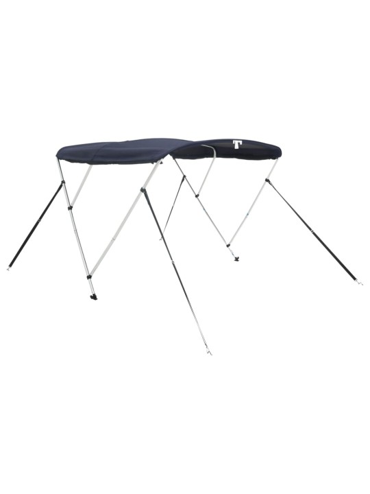 Bimini stříška se 3 oblouky a bočnicemi 183x(137–152)x137 cm