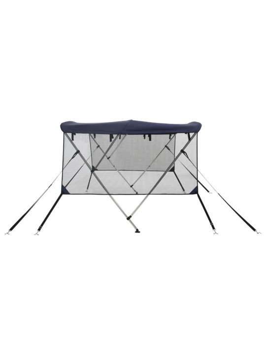 Bimini stříška se 3 oblouky a bočnicemi 183x(137–152)x137 cm