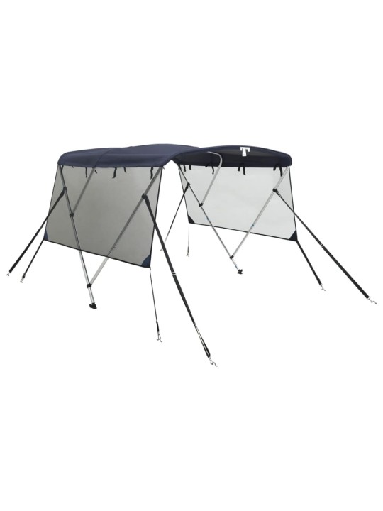 Bimini stříška se 3 oblouky a bočnicemi 183x(185–198)x137 cm