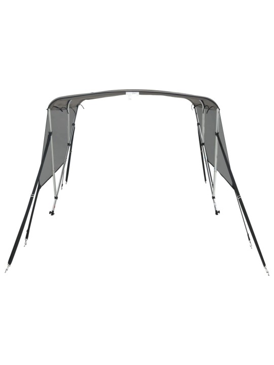 Bimini stříška se 3 oblouky a bočnicemi 183x(154–167)x137 cm