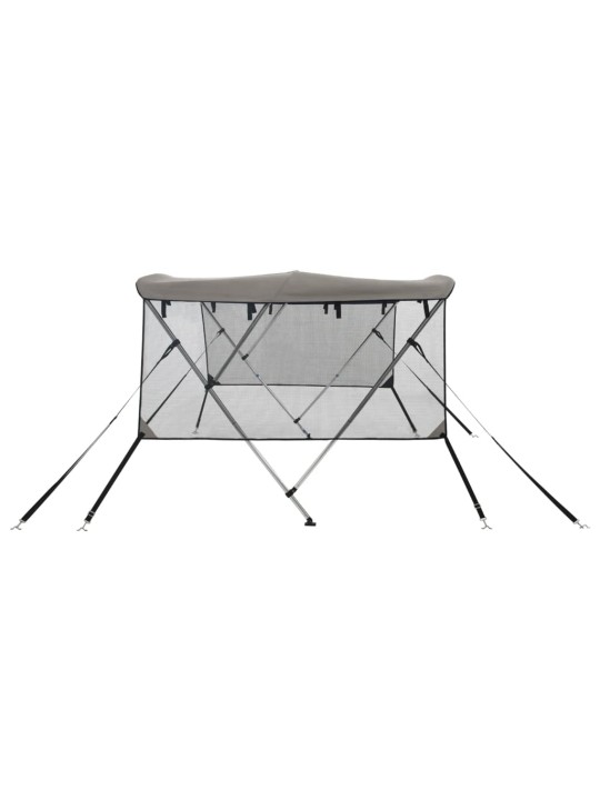 Bimini stříška se 3 oblouky a bočnicemi 183x(170–182)x137 cm