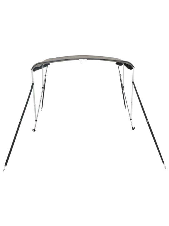 Bimini stříška se 3 oblouky a bočnicemi 183x(185–198)x137 cm