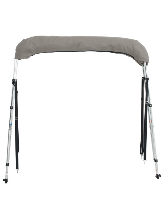 Bimini stříška se 3 oblouky a bočnicemi 183x(185–198)x137 cm