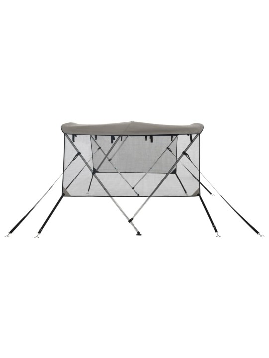 Bimini stříška se 3 oblouky a bočnicemi 183x(185–198)x137 cm