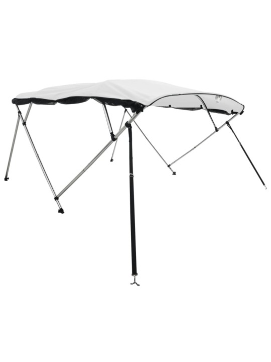Bimini stříška se 4 oblouky a bočnicemi 243x(185–198)x137 cm