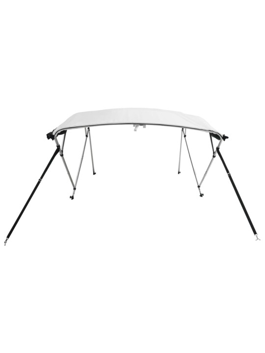 Bimini stříška se 4 oblouky a bočnicemi 243x(185–198)x137 cm