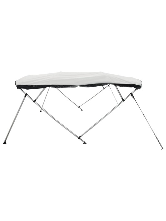 Bimini stříška se 4 oblouky a bočnicemi 243x(185–198)x137 cm
