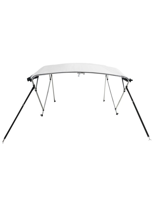 Bimini stříška se 4 oblouky a bočnicemi 243x(200–213)x137 cm