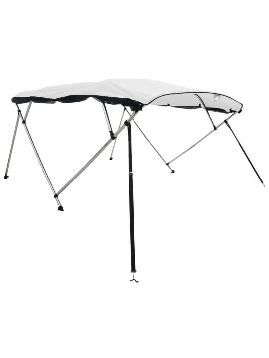 Bimini stříška se 4 oblouky a bočnicemi 243x(230–244)x137 cm