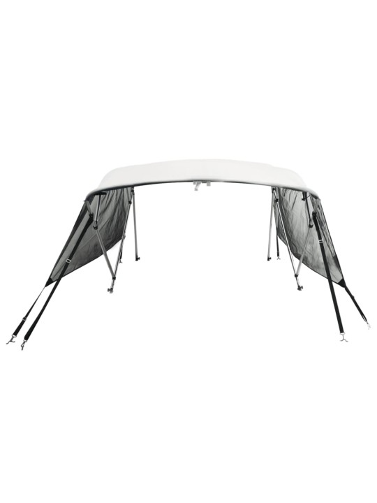 Bimini stříška se 4 oblouky a bočnicemi 243x(230–244)x137 cm