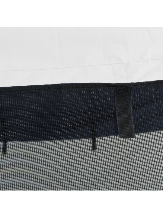 Bimini stříška se 4 oblouky a bočnicemi 243x(230–244)x137 cm
