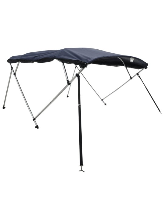 Bimini stříška se 4 oblouky a bočnicemi 243x(185–198)x137 cm
