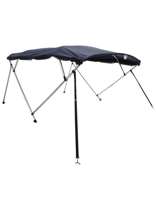 Bimini stříška se 4 oblouky a bočnicemi 243x(200–213)x137 cm