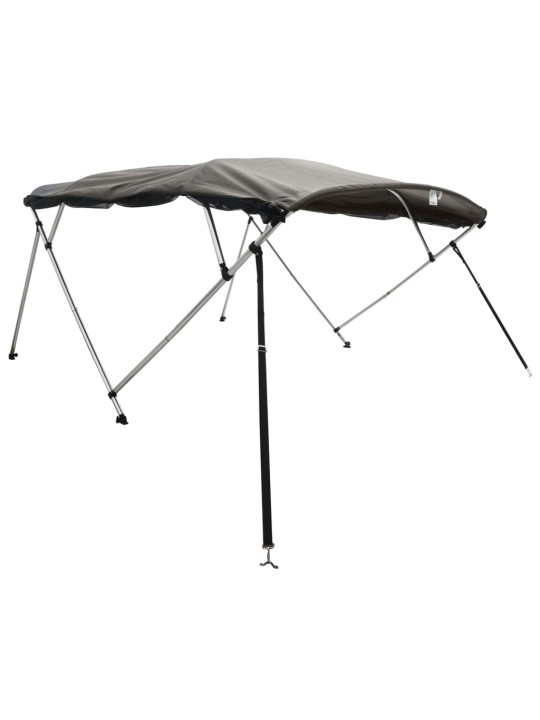 Bimini stříška se 4 oblouky a bočnicemi 243x(170–182)x137 cm