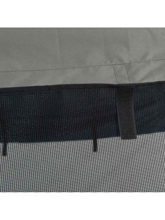 Bimini stříška se 4 oblouky a bočnicemi 243x(170–182)x137 cm