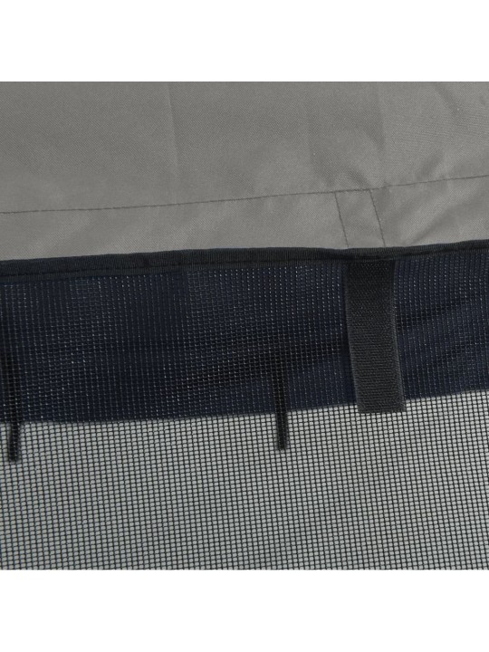 Bimini stříška se 4 oblouky a bočnicemi 243x(200–213)x137 cm