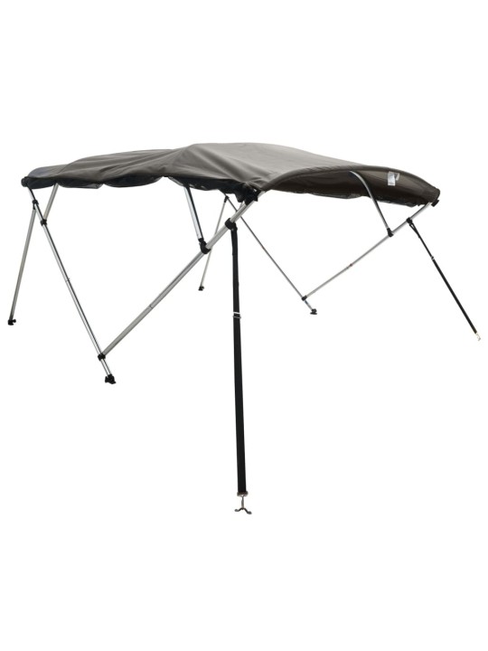 Bimini stříška se 4 oblouky a bočnicemi 243x(230–244)x137 cm