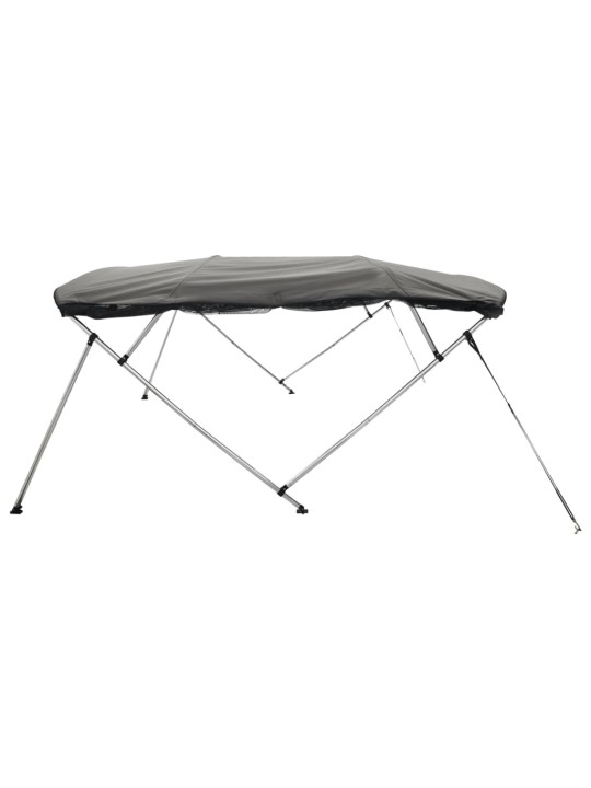 Bimini stříška se 4 oblouky a bočnicemi 243x(230–244)x137 cm