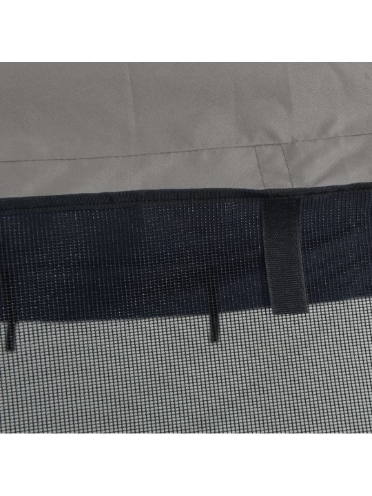 Bimini stříška se 4 oblouky a bočnicemi 243x(230–244)x137 cm