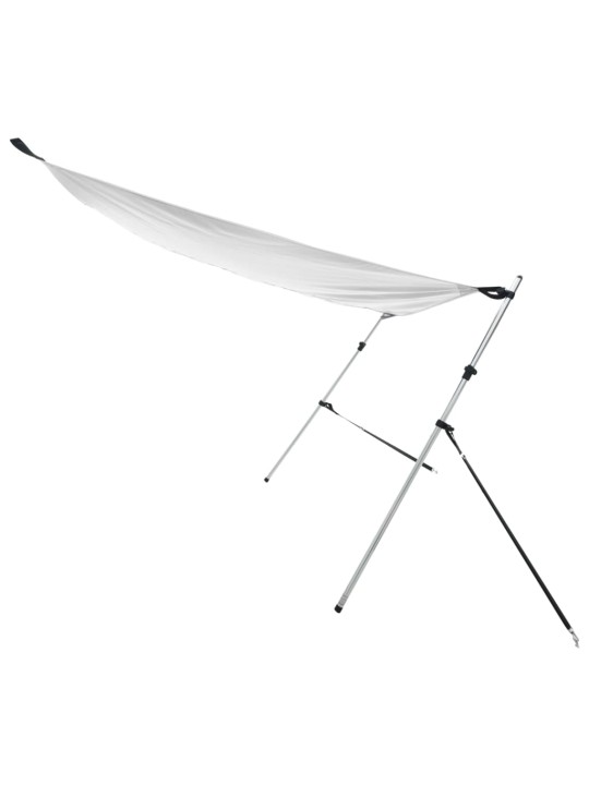 Nástavec na t-top stříšku bílý 170x208x(115-183) cm