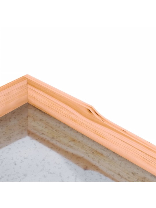 Přesazovací stůl s policemi hnědý 78x38x82,5 cm masivní jedle