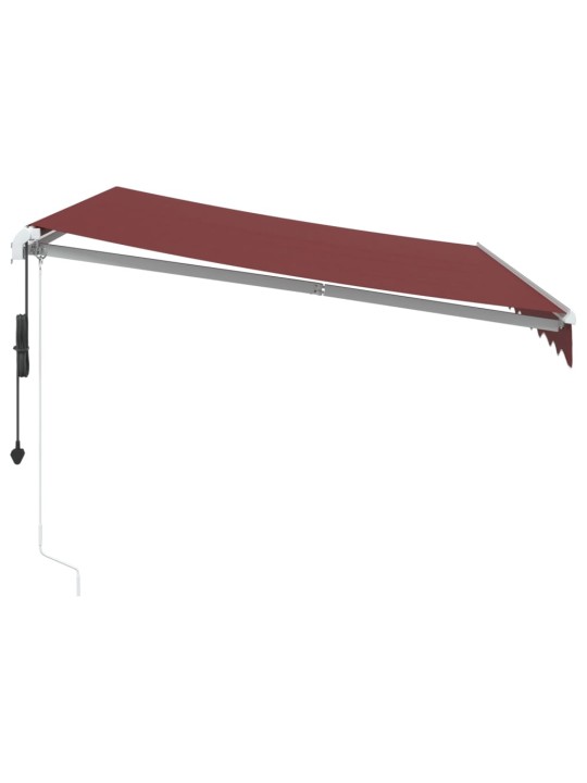 Automatická zatahovací markýza burgundská 300 x 250 cm