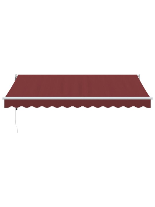 Automatická zatahovací markýza burgundská 350 x 250 cm