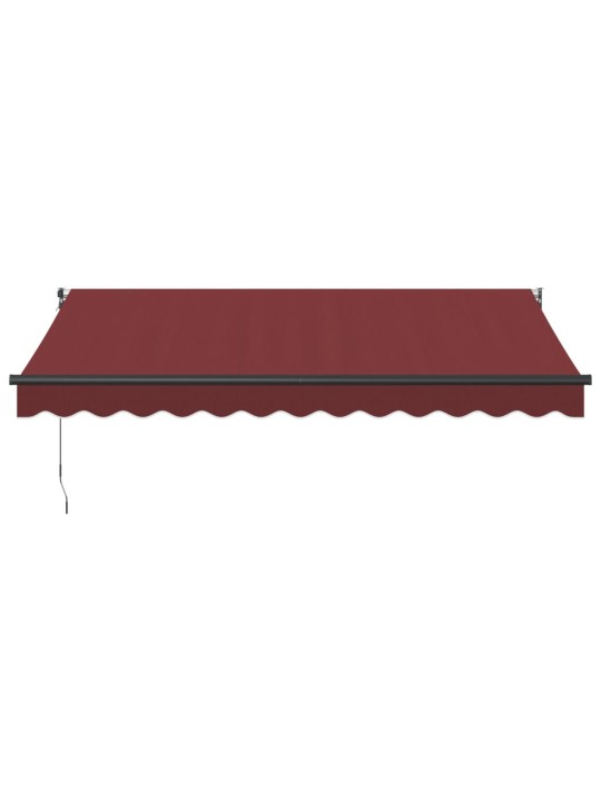 Automatická zatahovací markýza burgundská 350 x 250 cm