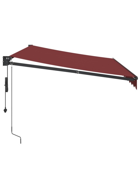 Automatická zatahovací markýza burgundská 350 x 250 cm