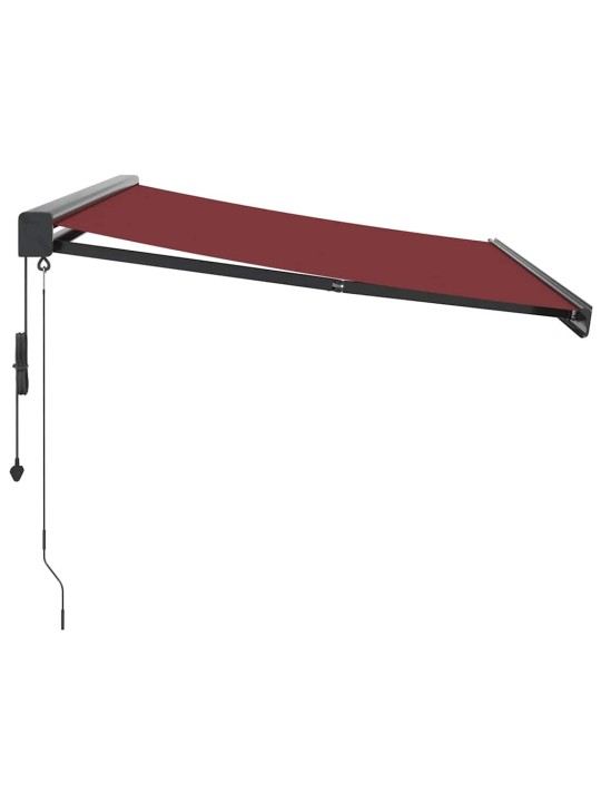 Automatická zatahovací markýza burgundská 350 x 250 cm
