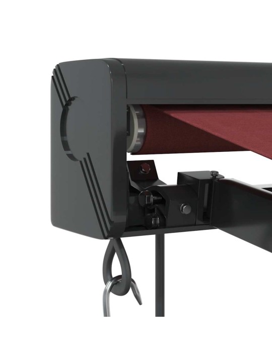 Automatická zatahovací markýza burgundská 350 x 250 cm