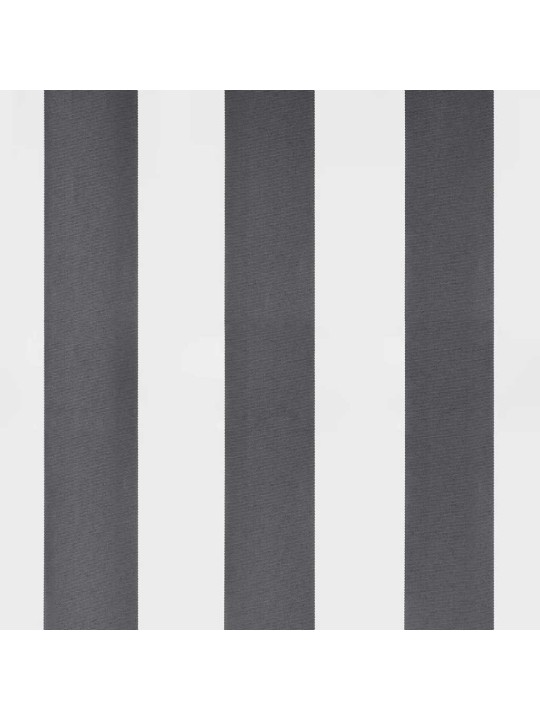 Ručně zatahovací markýza antracitová a bílá 600 x 300 cm