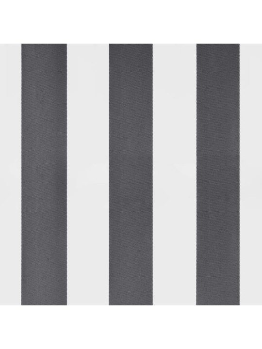 Zatahovací markýza antracitová a bílá 4 x 3 m textil a hliník