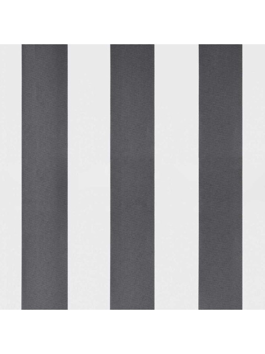 Zatahovací markýza antracitová a bílá 3 x 2,5 m textil a hliník