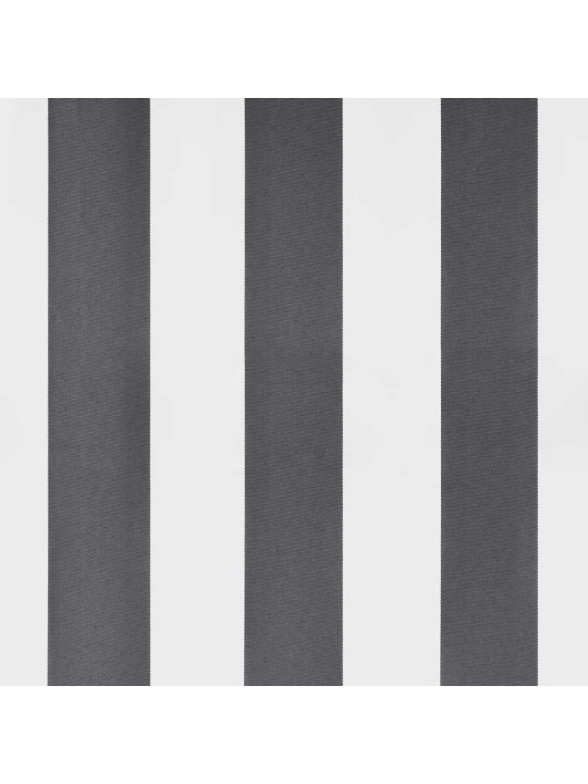 Zatahovací markýza antracitová a bílá 3,5x2,5 m textil a hliník