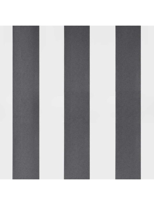 Zatahovací markýza antracitová a bílá 3,5x2,5 m textil a hliník