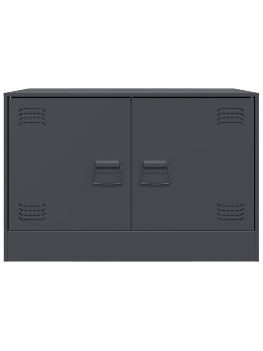 TV skříňka antracitová 67 x 39 x 44 cm ocel