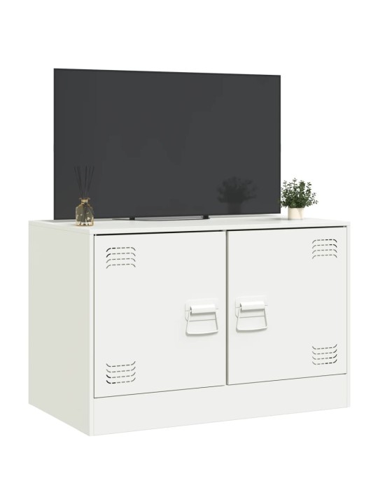 TV skříňka bílá 67 x 39 x 44 cm ocel