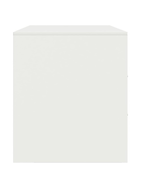 TV skříňka bílá 67 x 39 x 44 cm ocel