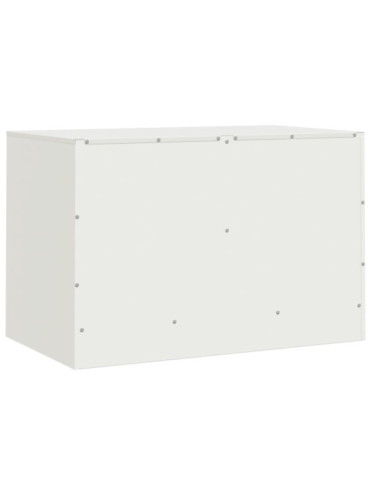TV skříňka bílá 67 x 39 x 44 cm ocel