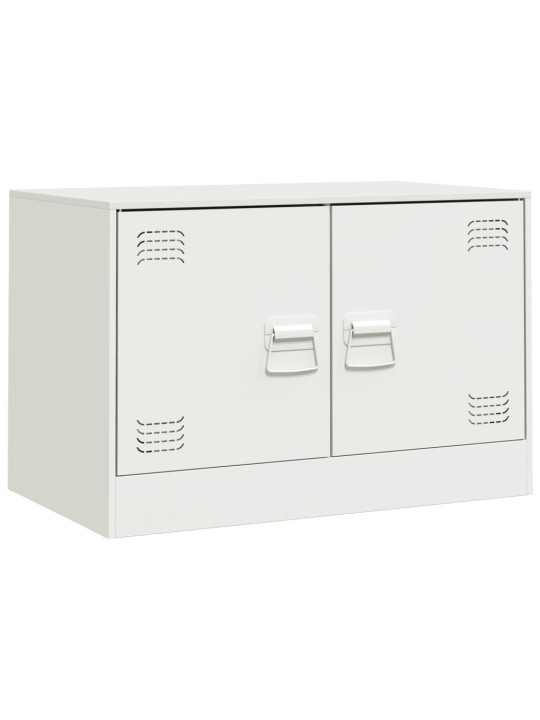 TV skříňky 2 ks bílé 67 x 39 x 44 cm ocel