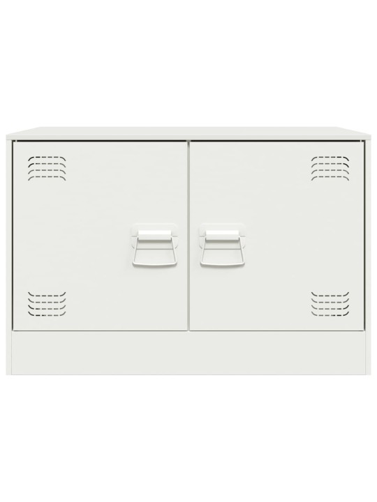 TV skříňky 2 ks bílé 67 x 39 x 44 cm ocel