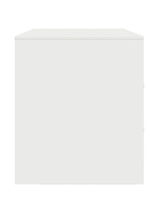 TV skříňky 2 ks bílé 67 x 39 x 44 cm ocel