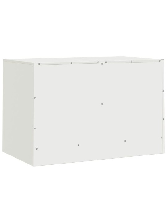 TV skříňky 2 ks bílé 67 x 39 x 44 cm ocel